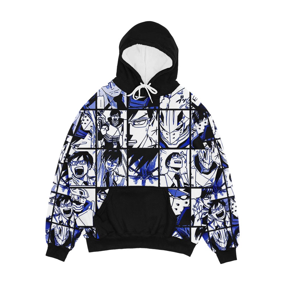 Bnha Iida Collage Men's All-Over-Print Hoodie