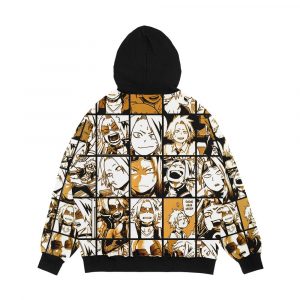 Alternative view of Bnha Kaminari Denki Collage Men's All-Over-Print Hoodie