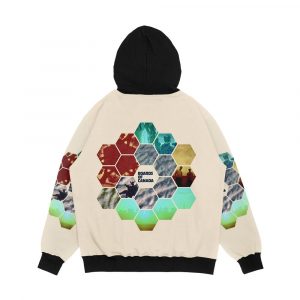 Alternative view of Boards Of Canada Hexagon Sun Men's All-Over-Print Hoodie