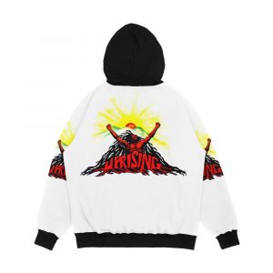 Alternative view of Bob Uprising Content Men's All-Over-Print Hoodie