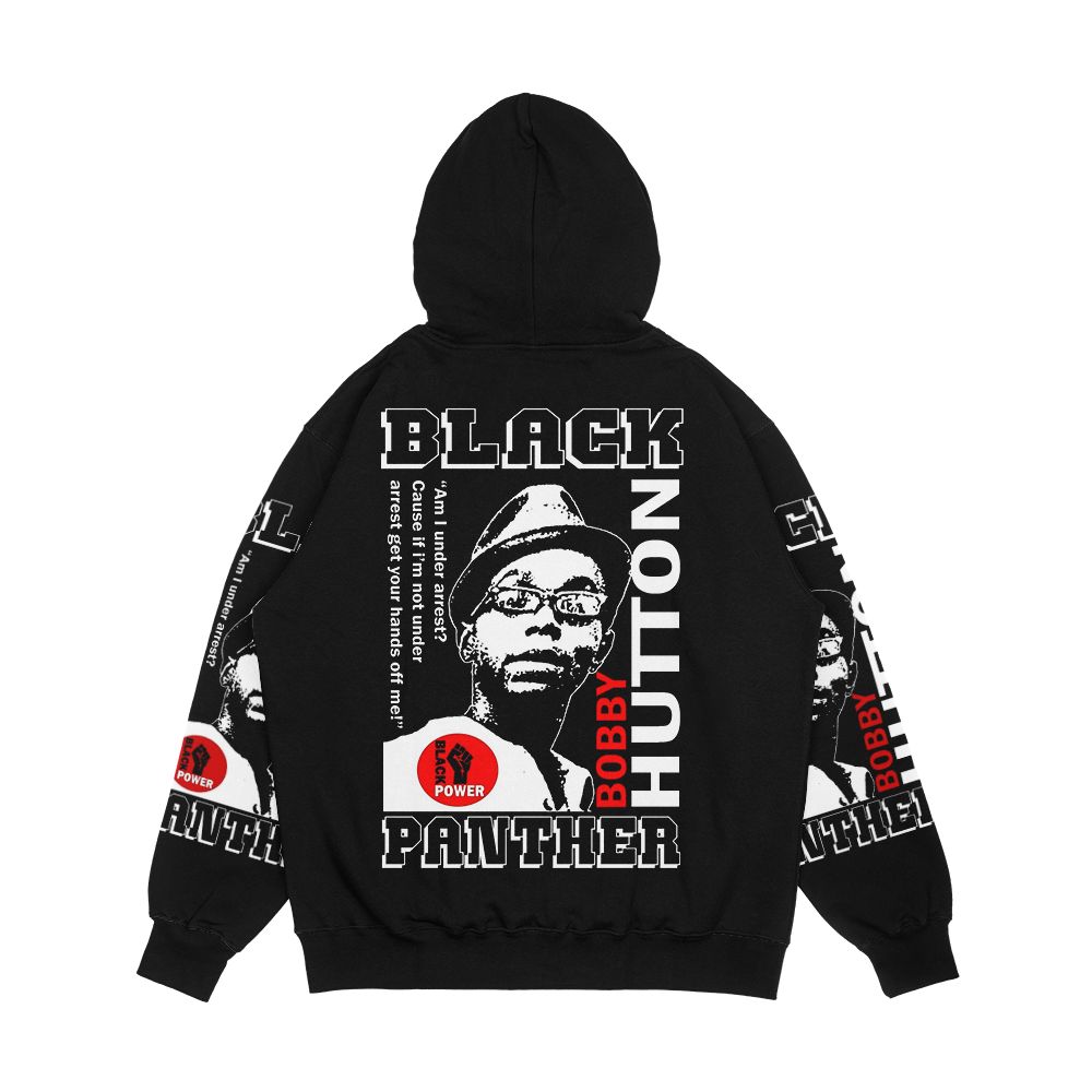Bobby Hutton Black Panther Men's All-Over-Print Hoodie - Image 2