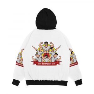 Alternative view of Body Improvement Club Men's All-Over-Print Hoodie