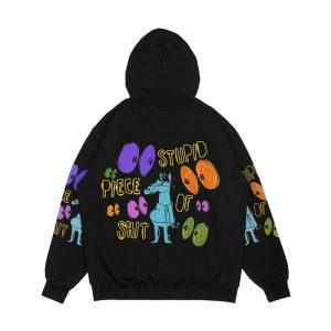 Alternative view of Bojack Horseman Stupid Piece Of Shit Men's All-Over-Print Hoodie
