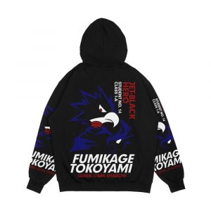 Alternative view of Boku No Hero Academia Fumikage Tokoyami My Hero Academy Men's All-Over-Print Hoodie