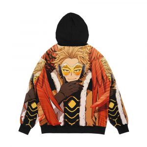 Alternative view of Boku No Hero Academia Hawks Men's All-Over-Print Hoodie