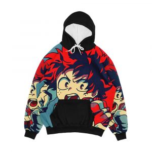 Boku No Hero Academia Midoriya Men's All-Over-Print Hoodie