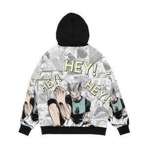 Alternative view of Bokuto Haikyu Men's All-Over-Print Hoodie