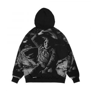 Alternative view of Bomb Rider Men's All-Over-Print Hoodie