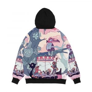 Alternative view of Bon Voyage Men's All-Over-Print Hoodie