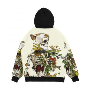 Alternative view of Bones And Botany Men's All-Over-Print Hoodie