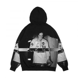 Alternative view of Bones Smoking A Phat Blunt Men's All-Over-Print Hoodie
