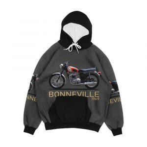 Bonneville T120 1969 Men's All-Over-Print Hoodie