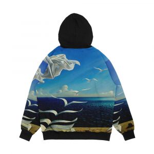 Alternative view of Book To Birds Vintage Fantasy Surreal Print Men's All-Over-Print Hoodie
