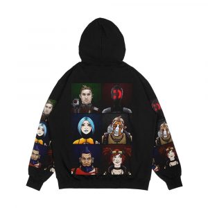 Alternative view of Borderlands 2 Vault Hunters Men's All-Over-Print Hoodie