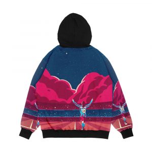 Alternative view of Born To Be A Star Men's All-Over-Print Hoodie