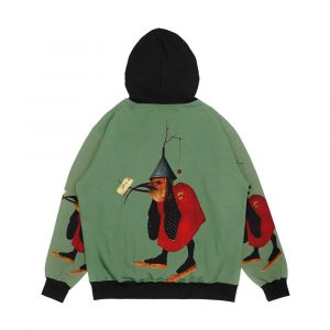 Alternative view of Bosch Bird With Letter Men's All-Over-Print Hoodie