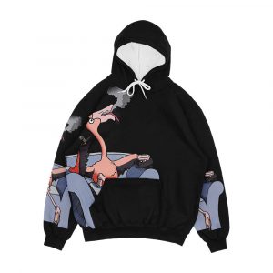 Boston Legal Flamingos Alan Shore Men's All-Over-Print Hoodie
