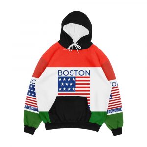 Boston Msaeachubaets Men's All-Over-Print Hoodie