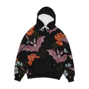 Botanical Moths And Night Flowers Men's All-Over-Print Hoodie