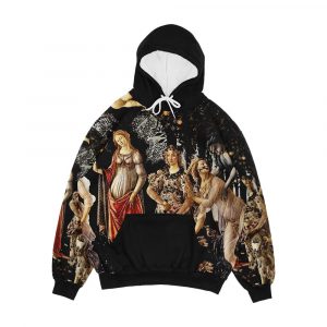 Botticelli La Primavera Spring 1481 1482 Men's All-Over-Print Hoodie