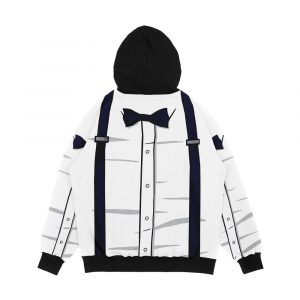 Alternative view of Bow Tie And Suspenders Men's All-Over-Print Hoodie