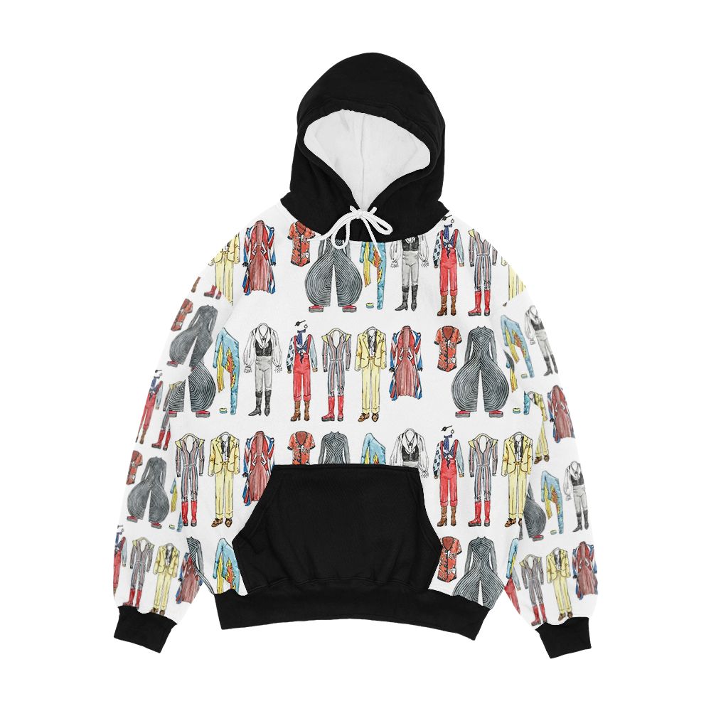 Bowie Costumes Men's All-Over-Print Hoodie