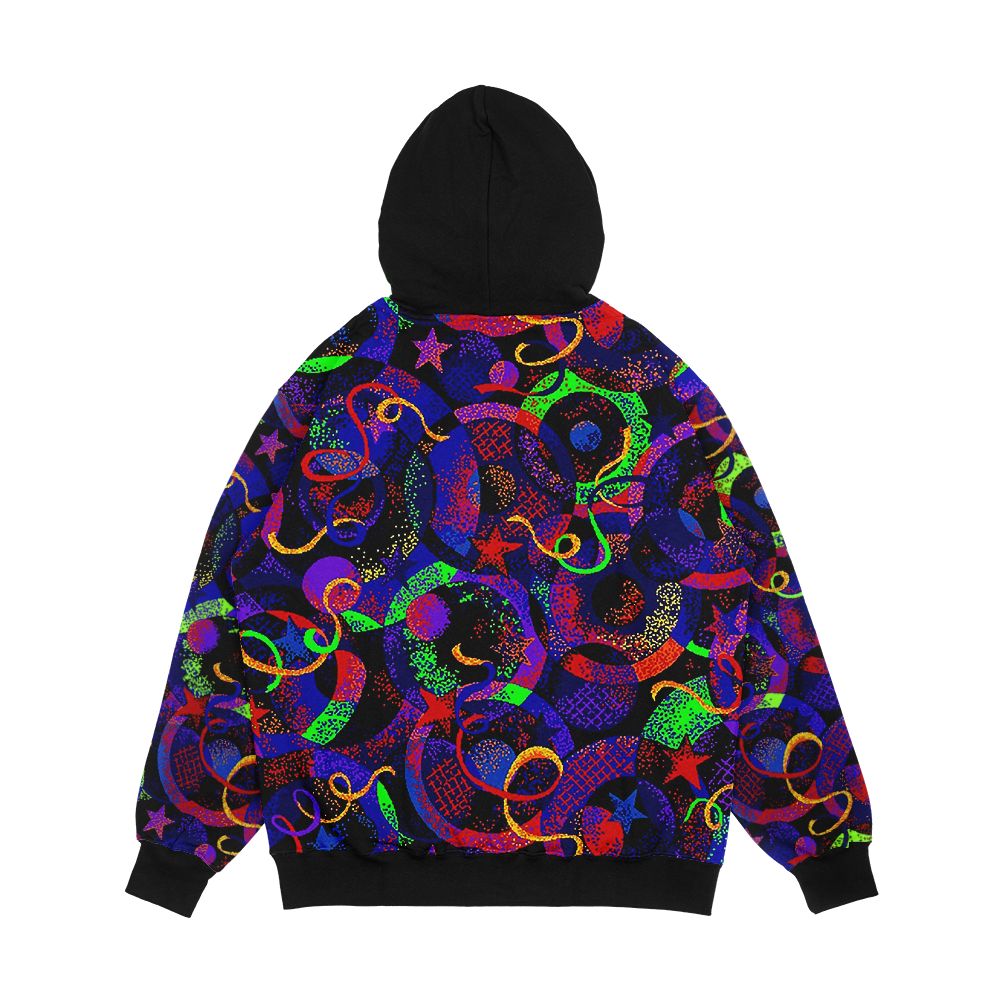 Bowling Alley Carpet Men's All-Over-Print Hoodie - Image 2