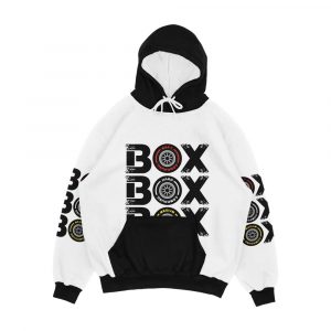 Box Box Box F1 Tyre Compound V2 Design Men's All-Over-Print Hoodie