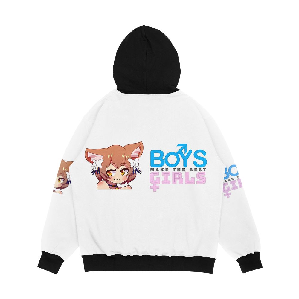 Boys Make The Best Girls Men's All-Over-Print Hoodie - Image 2