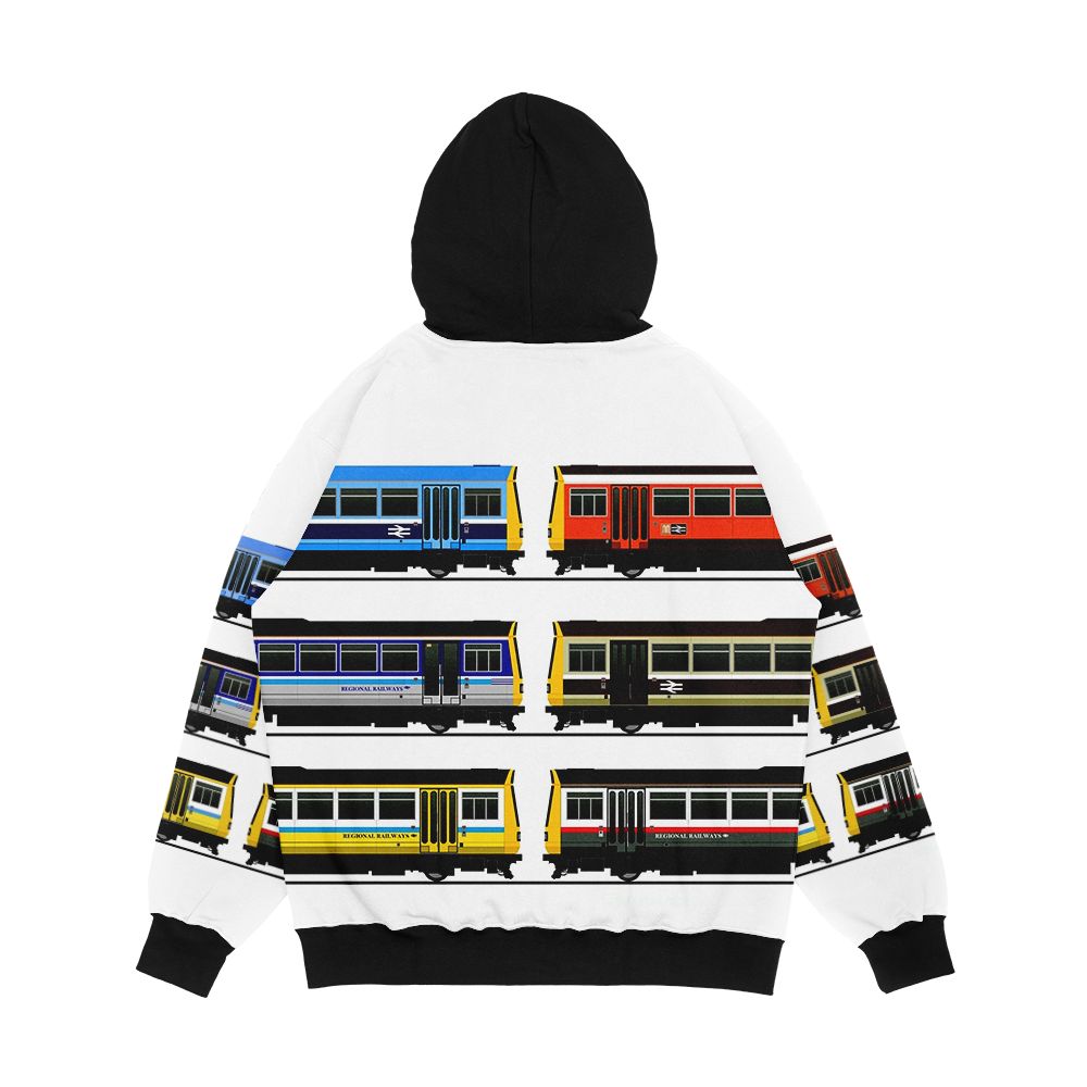 Br Pacer Trains Men's All-Over-Print Hoodie - Image 2