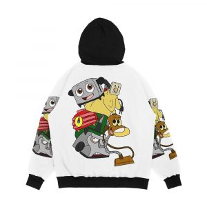 Alternative view of Brave Little Adventurers Men's All-Over-Print Hoodie