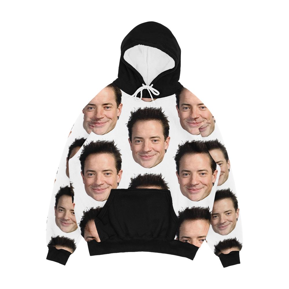 Brendan Fraser Men's All-Over-Print Hoodie