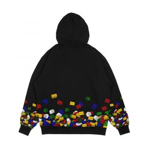 Alternative view of Brick Art Men's All-Over-Print Hoodie