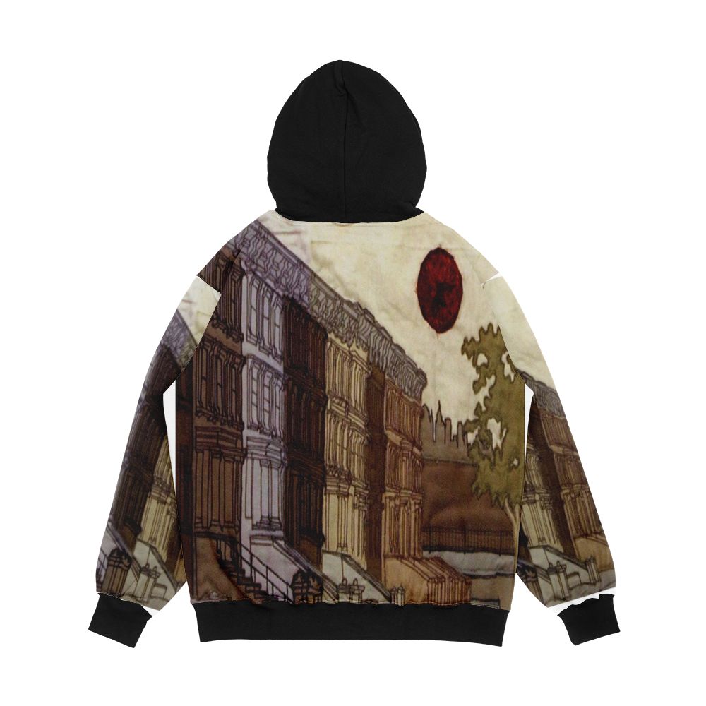 Bright Eyes I'm Wide Awake It's Mourning Men's All-Over-Print Hoodie - Image 2