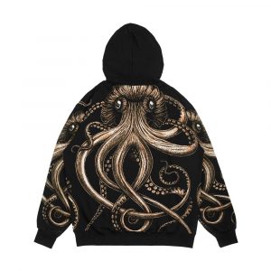 Alternative view of Bronze Kraken Men's All-Over-Print Hoodie