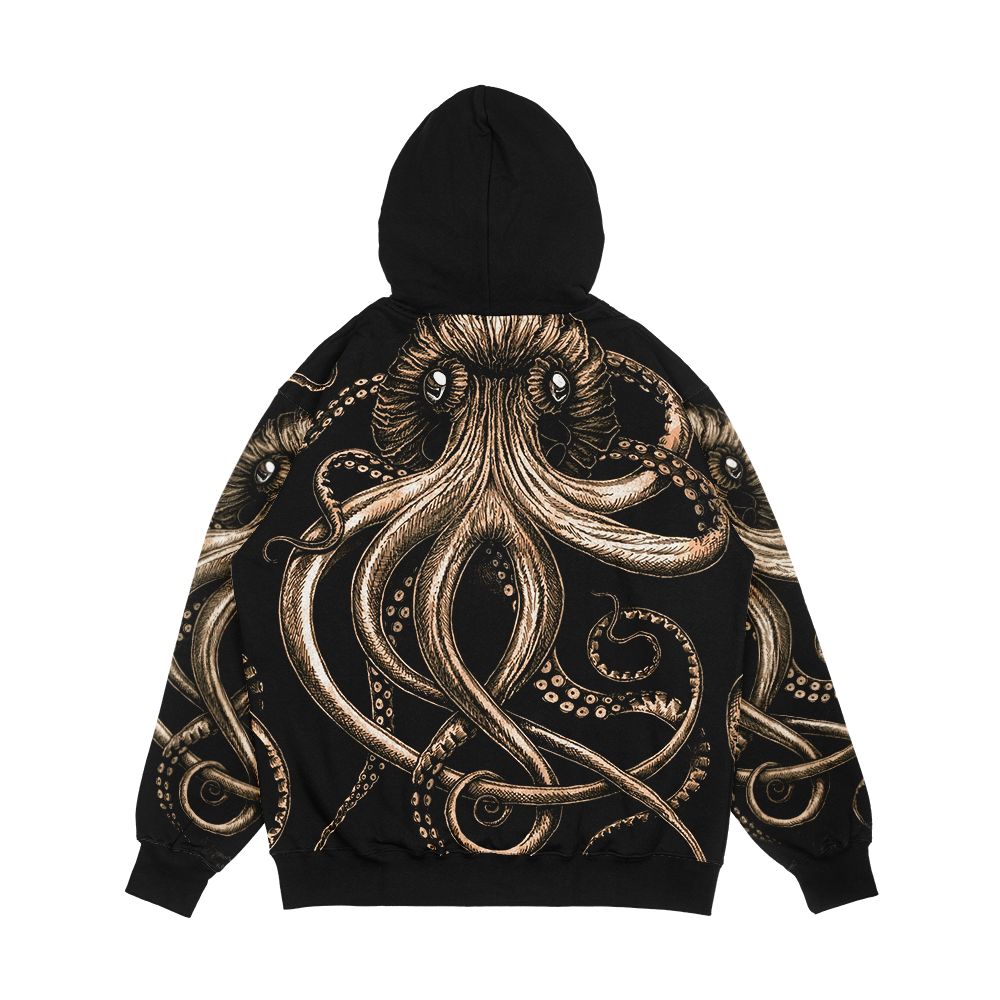 Bronze Kraken Men's All-Over-Print Hoodie - Image 2
