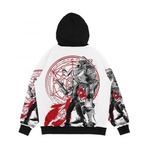 Alternative view of Brotherhood Sumi E Men's All-Over-Print Hoodie