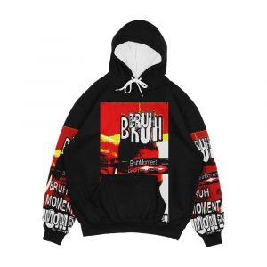 Bruh Moment Men's All-Over-Print Hoodie