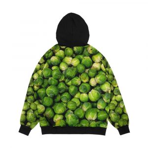 Alternative view of Brussels Sprouts Men's All-Over-Print Hoodie
