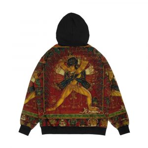 Alternative view of Buddhist Deity Kalachakra Men's All-Over-Print Hoodie