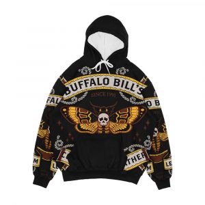 Buffalo Bill's Custom Leather Men's All-Over-Print Hoodie