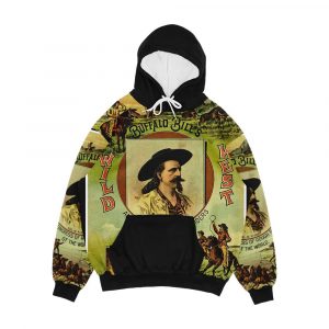 Buffalo Bill Wild West Show Men's All-Over-Print Hoodie