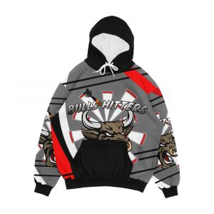 Bull Hitters Darts Team Men's All-Over-Print Hoodie