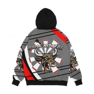 Alternative view of Bull Hitters Darts Team Men's All-Over-Print Hoodie
