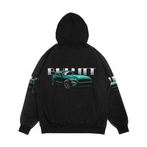 Alternative view of Bullitt Mustang Men's All-Over-Print Hoodie