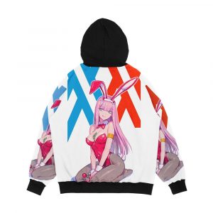 Alternative view of Bunnygurl Men's All-Over-Print Hoodie