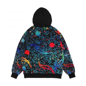 Alternative view of Bus Seat Pattern Men's All-Over-Print Hoodie