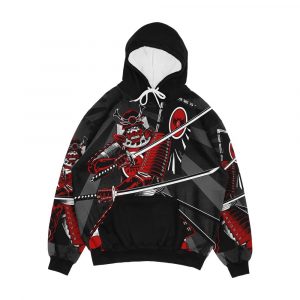 Bushido Men's All-Over-Print Hoodie