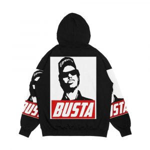 Alternative view of Busta Straight Busta Fan Art Men's All-Over-Print Hoodie