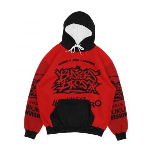 Buster Bros Men's All-Over-Print Hoodie
